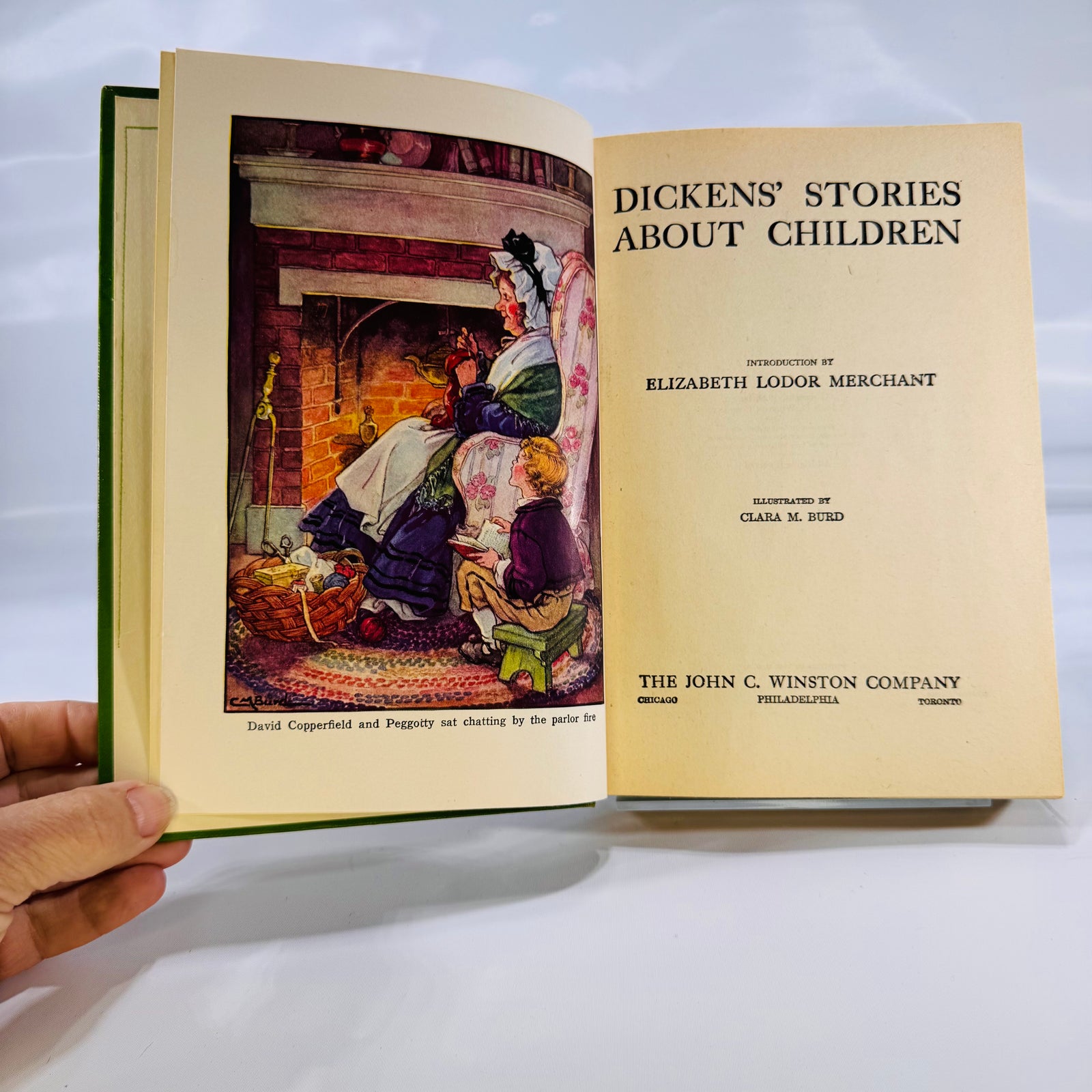 Dickens’ Stories About Children (Children’s Classics • Fiction Anthology) – 1929 Illustrated Hardcover
