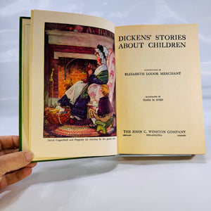 Dickens’ Stories About Children (Children’s Classics • Fiction Anthology) – 1929 Illustrated Hardcover