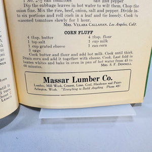 Vintage Arlington Washington Community Cookbook Our Neighborhood’s Favorite Recipes Local Ads