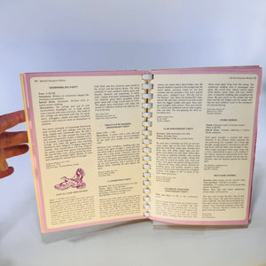 1973 Beta Sigma Phi International Party Book Vintage Spiral Party Planning and Entertaining Guide