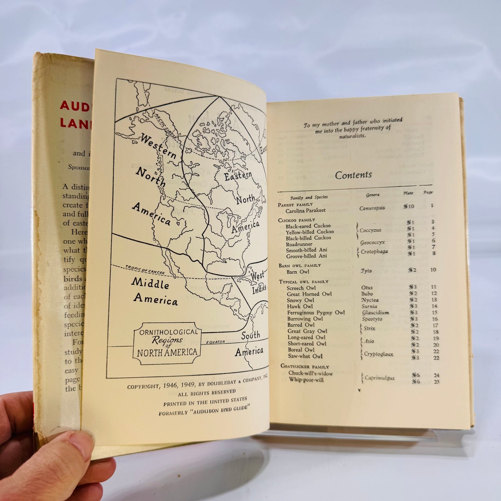 Audubon Land Bird Guide (Nature • Field Guide) – 1949 Illustrated Hardcover