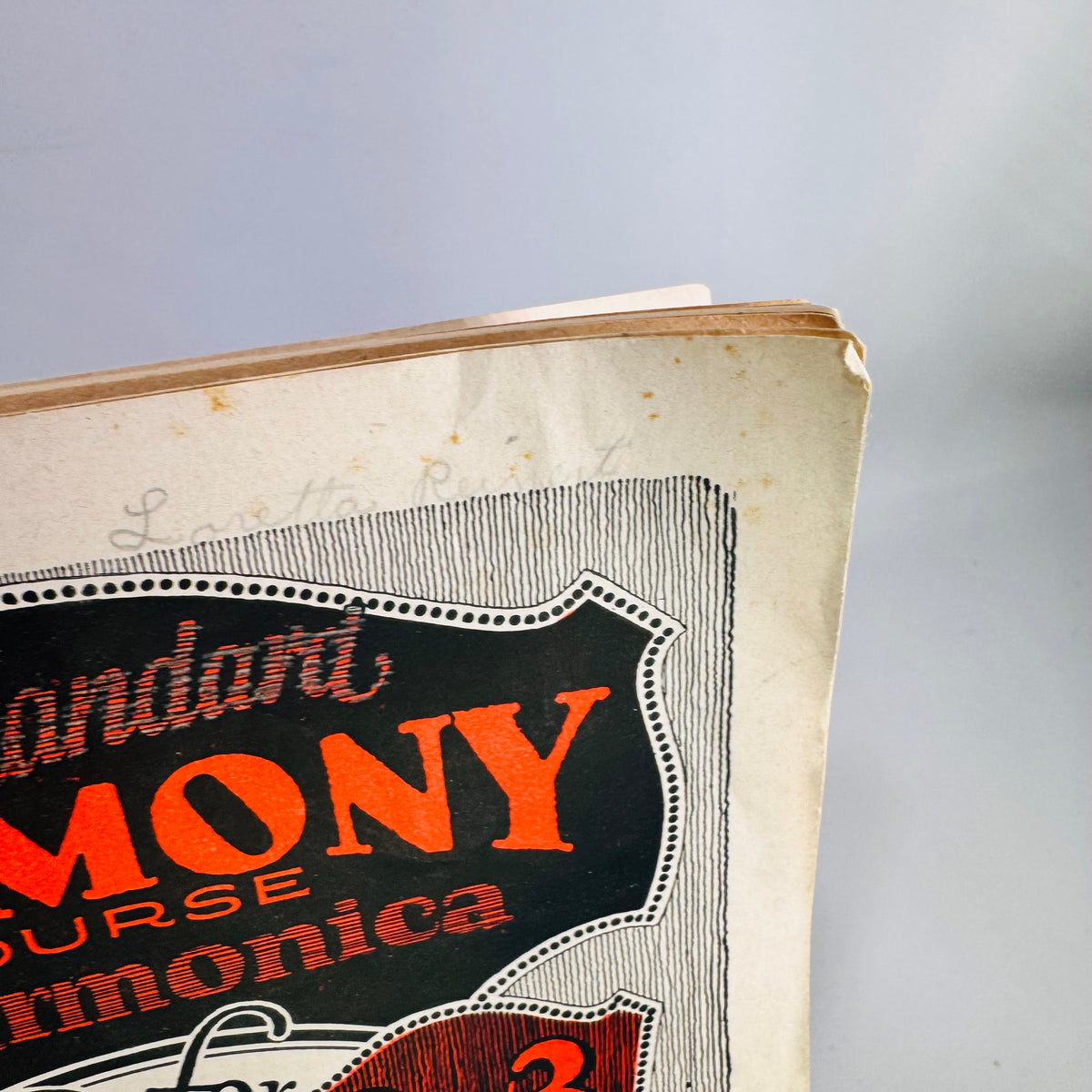 1927 Harmonica Instruction Book Bundle New Standard Course and Harmony Two and Three Part Music