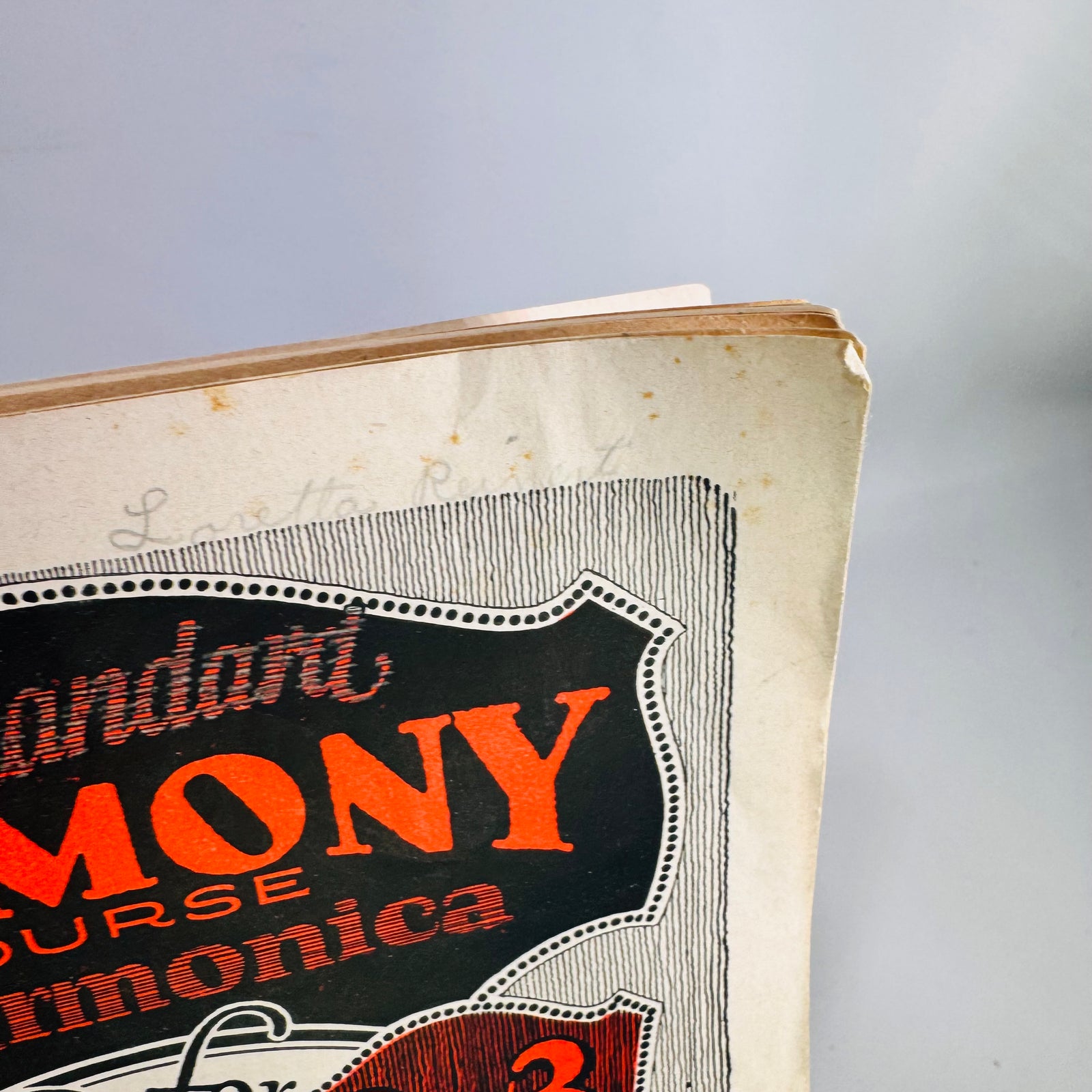 1927 Harmonica Instruction Book Bundle New Standard Course and Harmony Two and Three Part Music