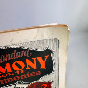 1927 Harmonica Instruction Book Bundle New Standard Course and Harmony Two and Three Part Music
