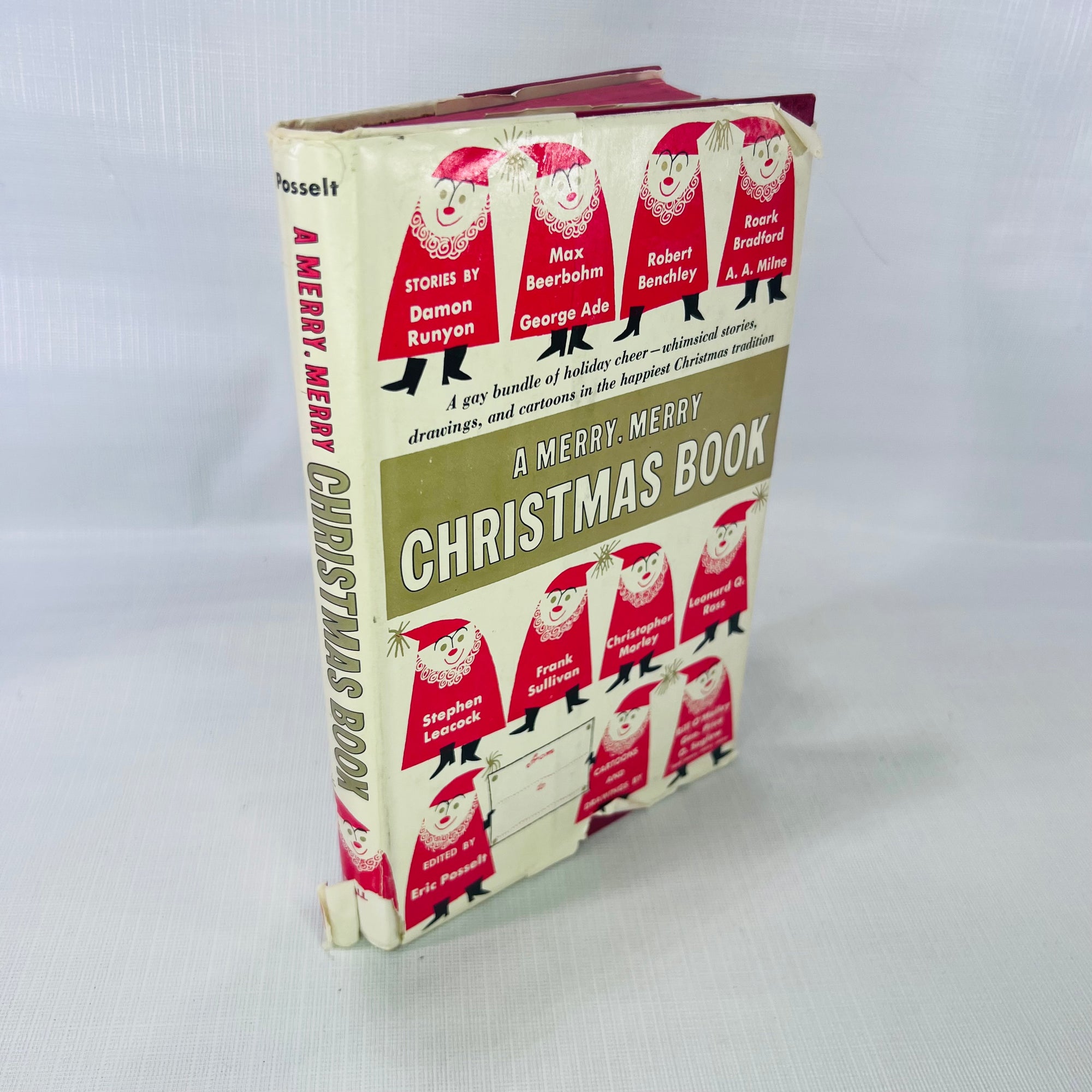 A Merry Merry Christmas Book Edited by Eric Posselt drawings by Dave Lyons 1956 Prentice-Hall Inc.