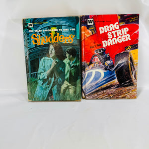 Drag Strip Danger & Ten Tales to Give You the Shudders 1972 A Whitman Book Young Adult Novels