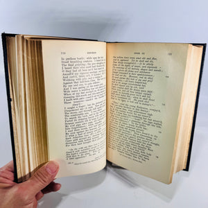 1924 Poetical Works of John Keats Oxford Edition Black Gilt Hardcover Poetry Book