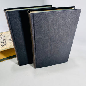 1957 The Greek Myths by Robert Graves Two Volume Hardcover Set with Slipcase and Foldout Map