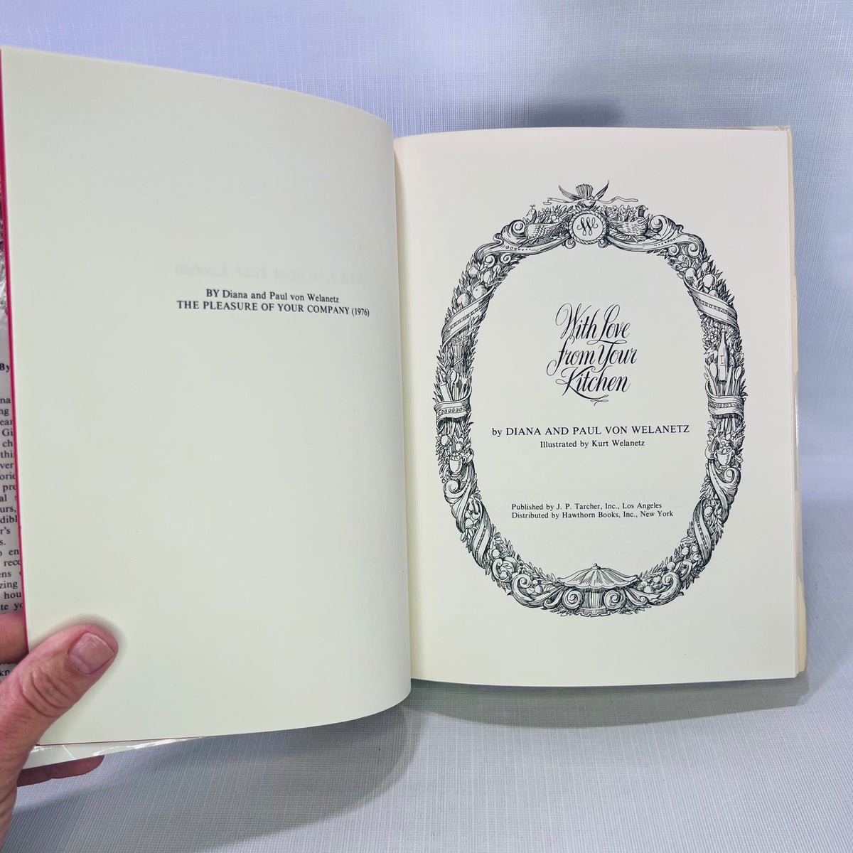 With Love From Your Kitchen by Diana & Paul Vin Welazetz 1976 J.P. Tarcher Inc.