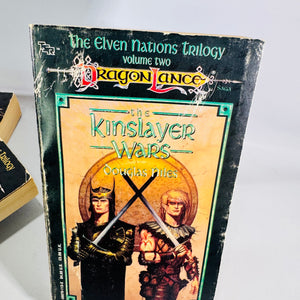 Dragonlance Elven Nations Trilogy Complete 3 Book Set 1991 TSR First Printings Fantasy Paperbacks