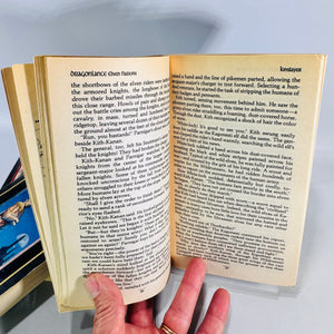 Dragonlance Elven Nations Trilogy Complete 3 Book Set 1991 TSR First Printings Fantasy Paperbacks