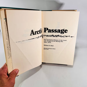 Arctic Passage by William R Hunt 1975 First Edition Bering Sea History Hardcover with Dust Jacket