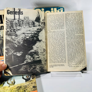 Vintage Military History Paperback Lot — Ballantine Illustrated WWII & WWI (1968–1971) — 4 Vols | France 1940, Sicily, Carpathian Disaster, Trench Fighting