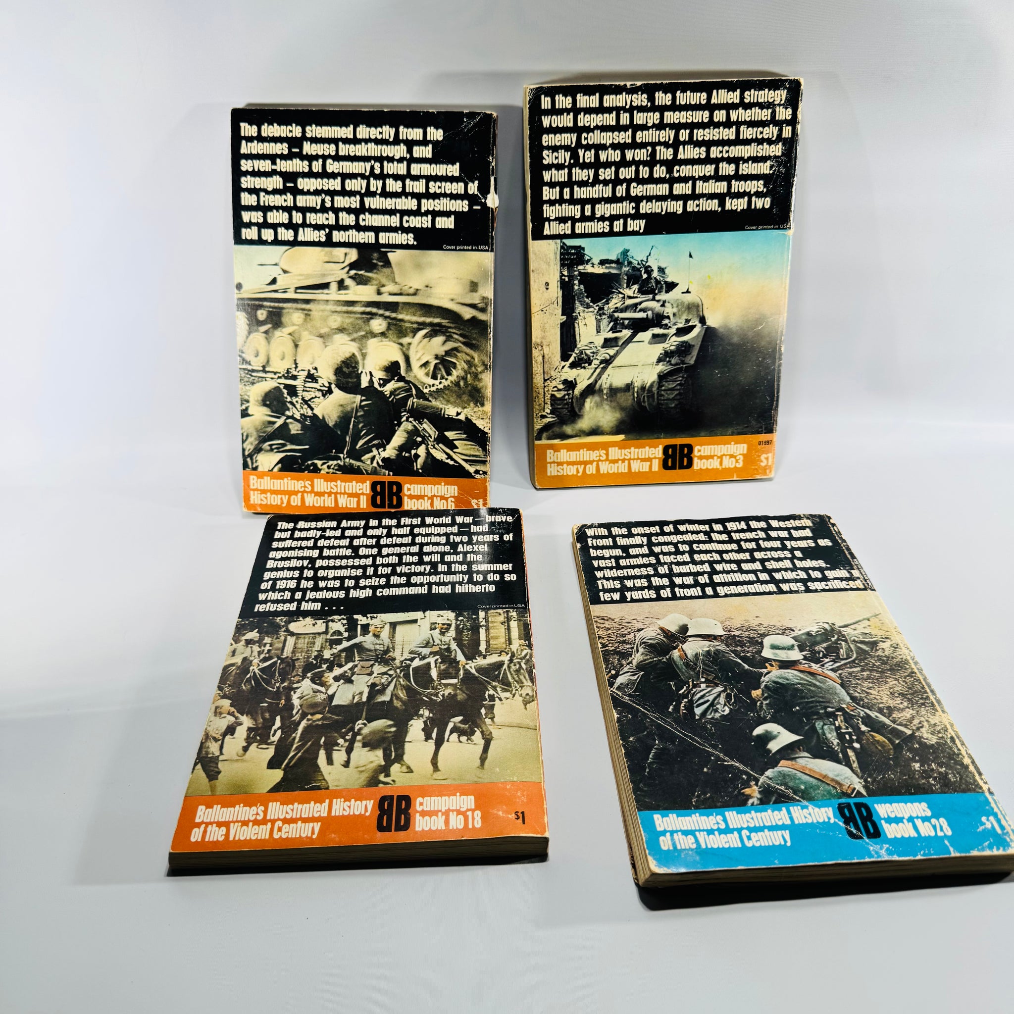 Vintage Military History Paperbacks – WWII & WWI Bundle - Reading