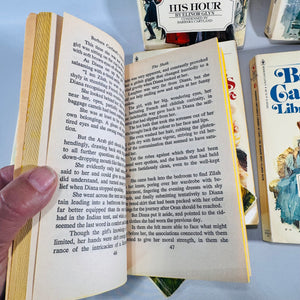Barbara Cartland’s Library of Love Vintage Paperback Bundle Volumes 1–6 Plus The Penniless Peer
