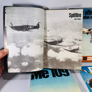 Ballantine WWII Aviation Paperbacks (Set of 4) — Spitfire, Me 109, DC-3 & Bomber Offensive