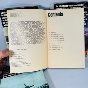 Ballantine WWII Aviation Paperbacks (Set of 4) — Spitfire, Me 109, DC-3 & Bomber Offensive