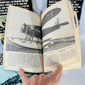 Ballantine WWII Aviation Paperbacks (Set of 4) — Spitfire, Me 109, DC-3 & Bomber Offensive