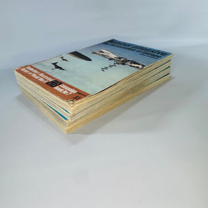 Ballantine WWII Aviation Paperbacks (Set of 4) — Spitfire, Me 109, DC-3 & Bomber Offensive