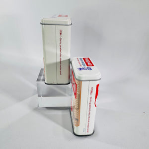 Vintage Band-Aid Sheer Strips Tin Bundle Johnson & Johnson Metal First Aid Tins