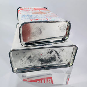 Vintage Band-Aid Sheer Strips Tin Bundle Johnson & Johnson Metal First Aid Tins