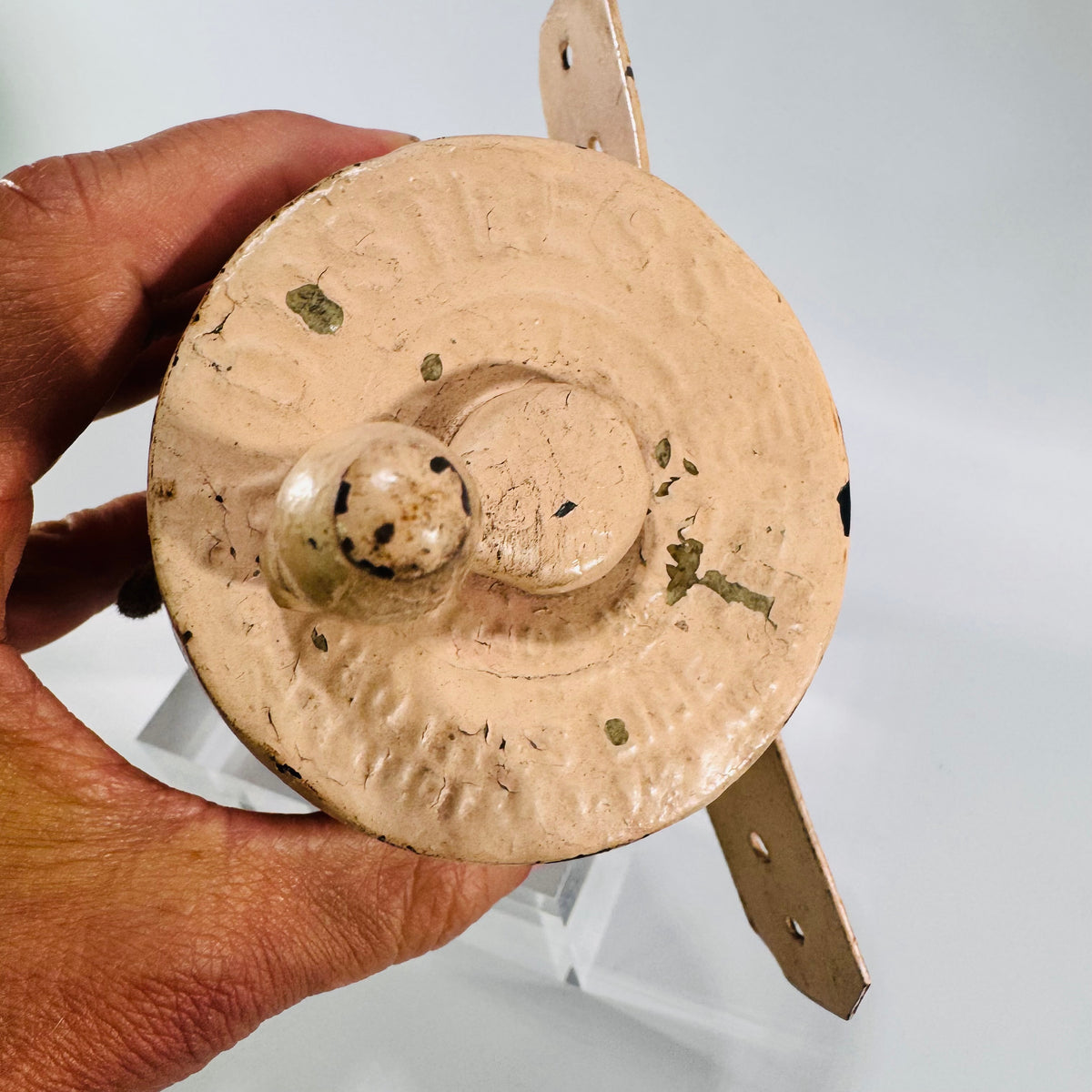 Vintage Retractable Clothesline Reel Ever Ready Dustless Wall Mount Laundry Holder