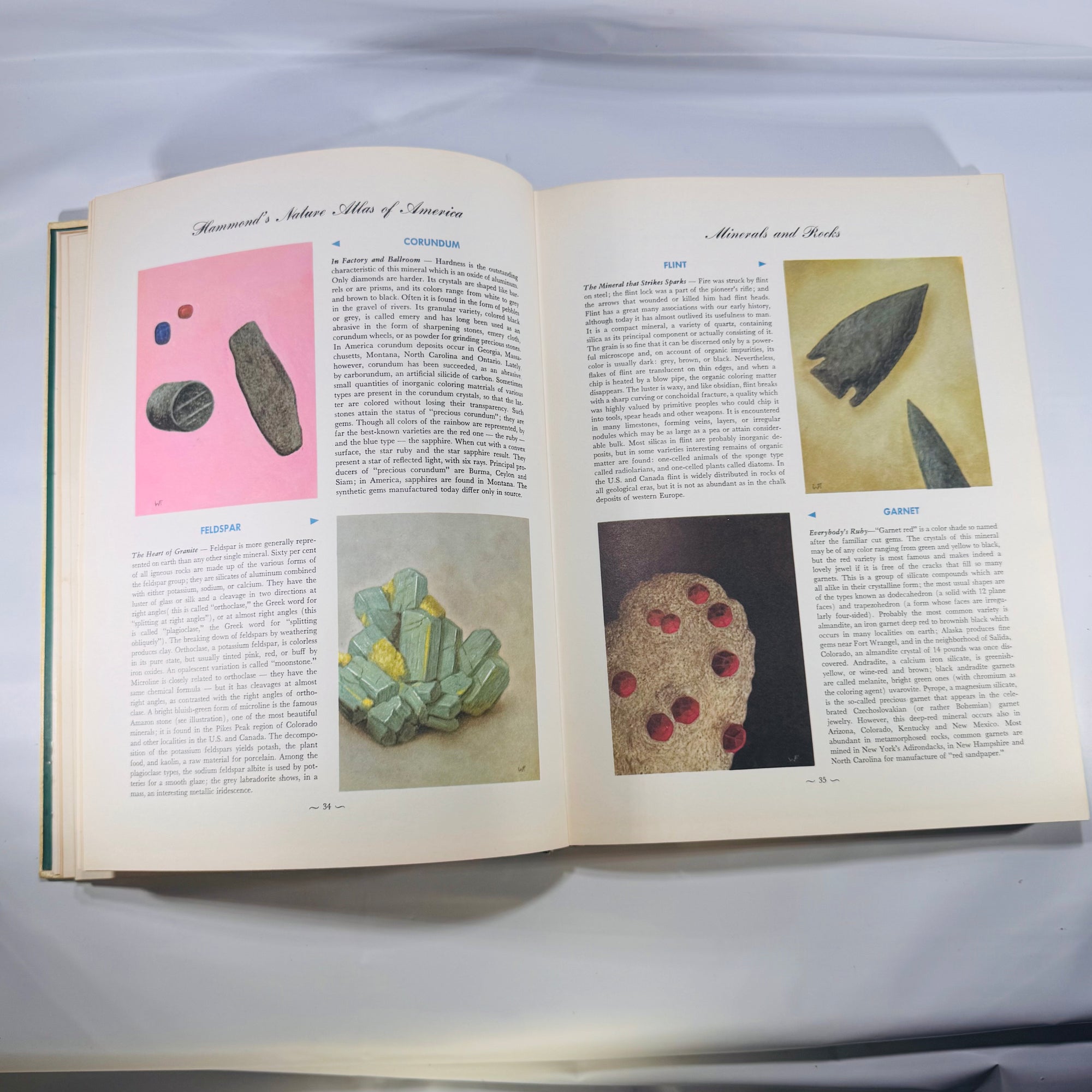 Nature Encyclopedia of America Atlas (Hammond, 1956 Classics Edition)