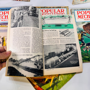 1959 Popular Mechanics Magazines: January–July (Vintage Science & DIY)