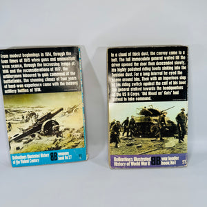 Vintage Ballantine WWII + WWI Paperback Bundle — “Patton” (War Leader #1) + “The Guns 1914–18” (Weapons #27)