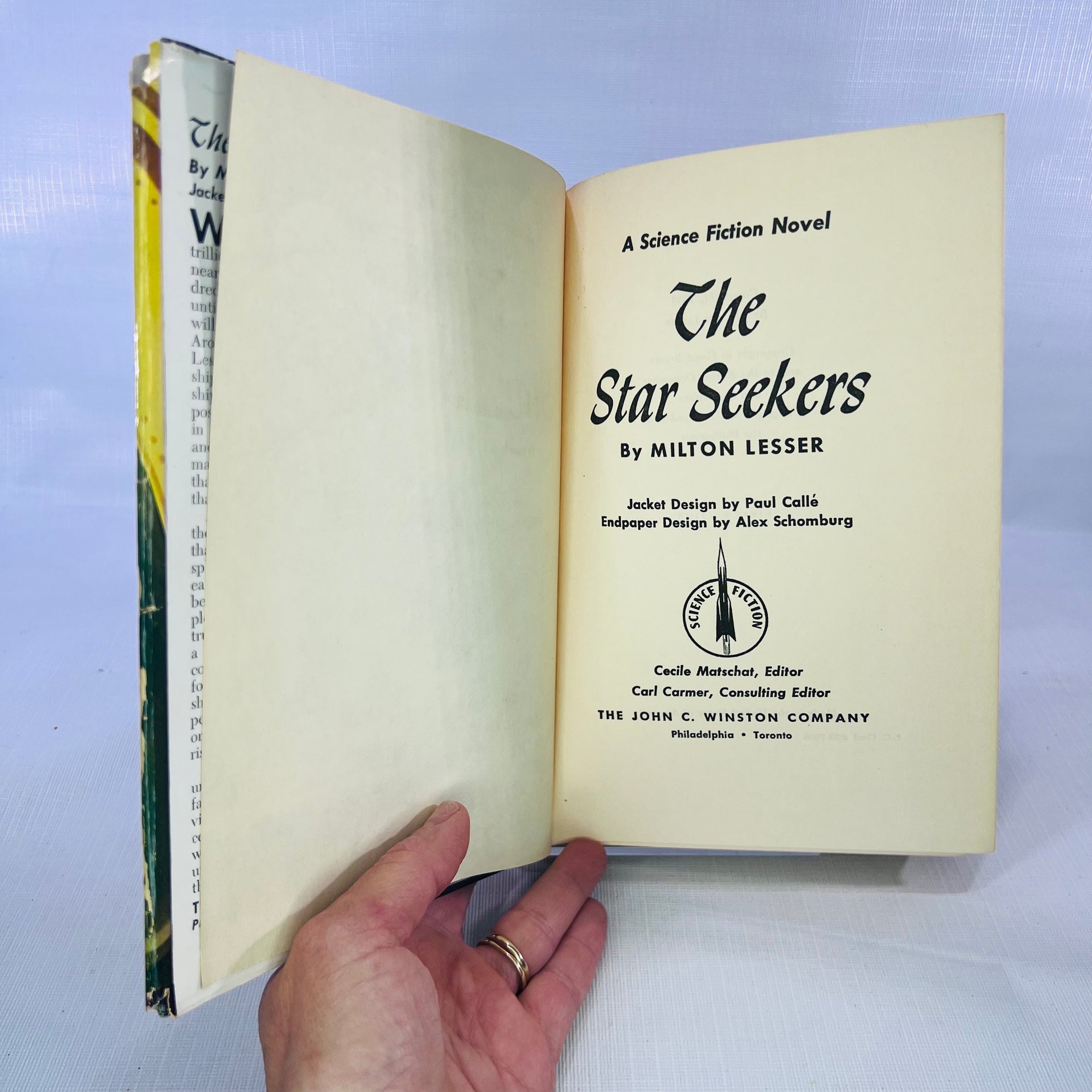 The Star Seekers by Milton Lesser 1953 The John C. Winston Company