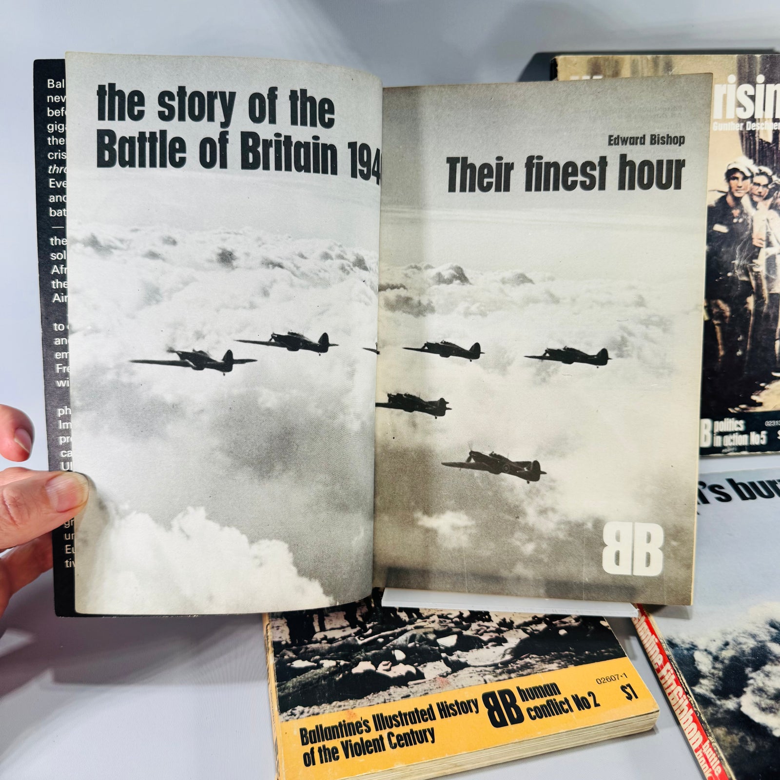 Vintage WWII Paperback Bundle (Set of 4) — Ballantine Illustrated History