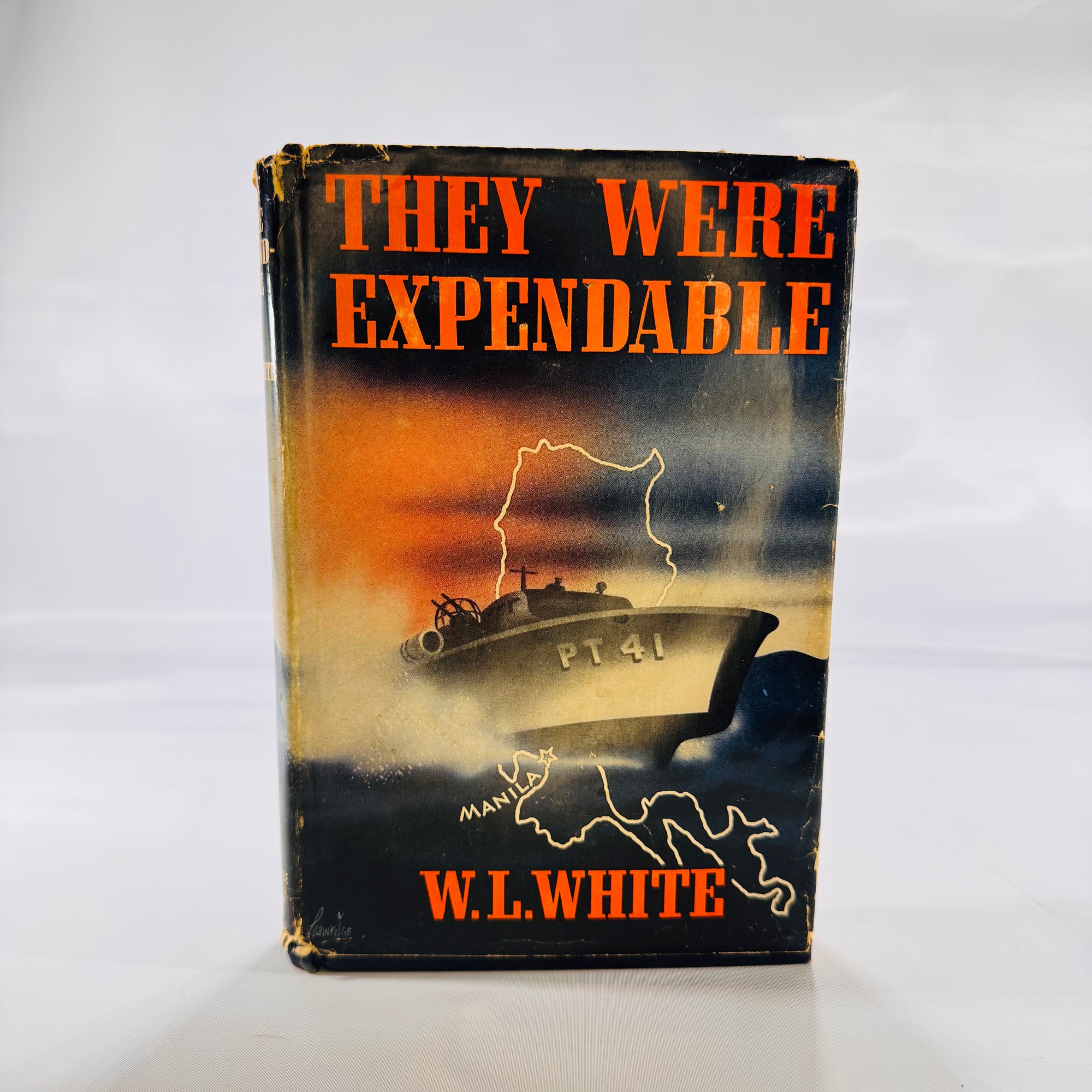 They Were Expendable – W.L. White (1942) First‑hand WWII PT‑boat history in its original dust‑jacketed hardcover