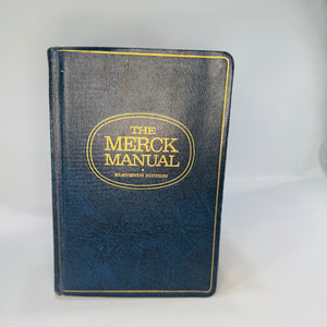 The Merck Manual 11th Edition (1966) Vintage Medical Reference Hardcover Thumb Index Merck Sharp & Dohme Diagnosis & Therapy