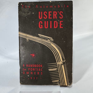 Pontiac Automobile User’s Guide Manual (1937) — Original Owner Handbook, 94 Pages