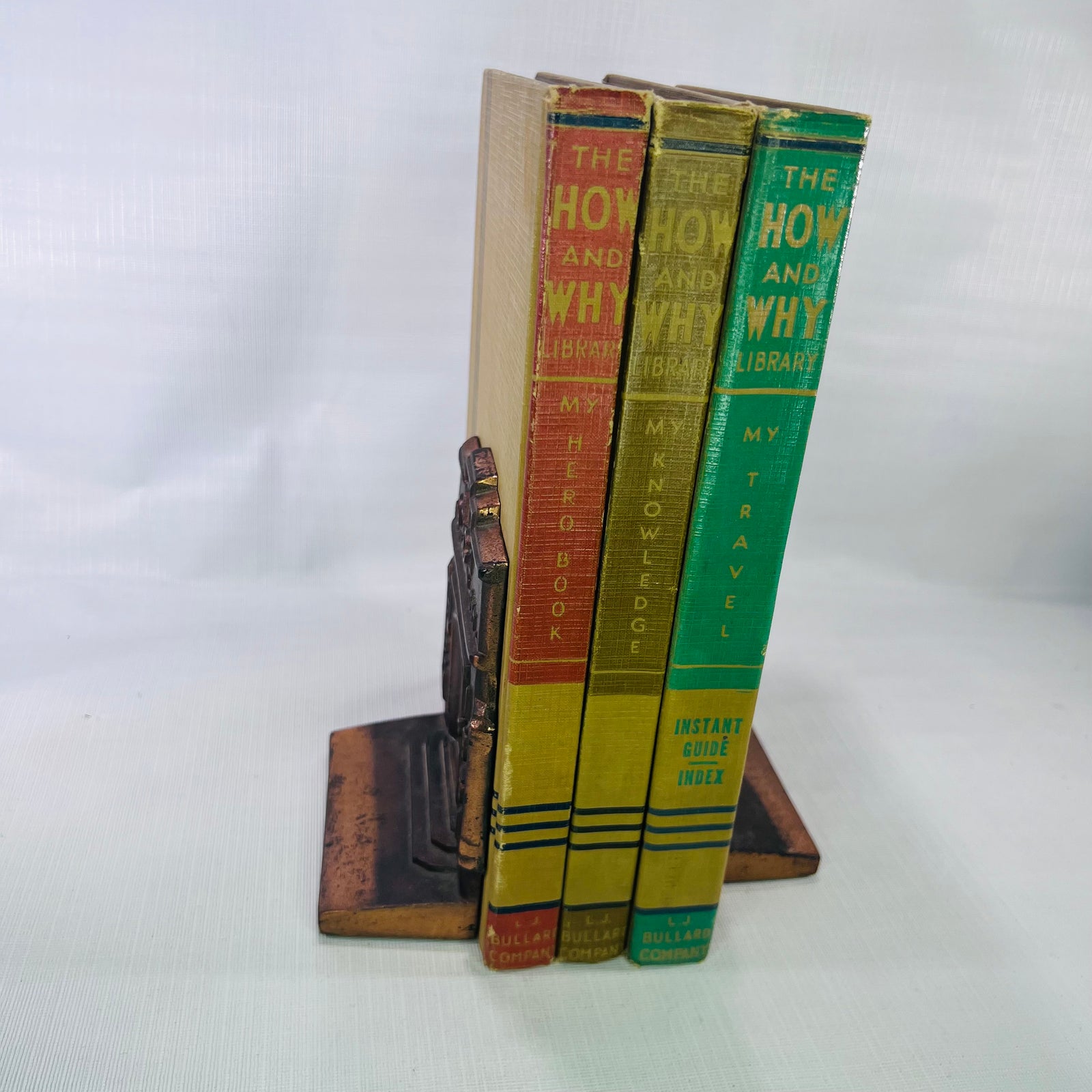Rare Ontario Agricultural College Presentation Piece Souvenir Building Bookends Bronze over Metal