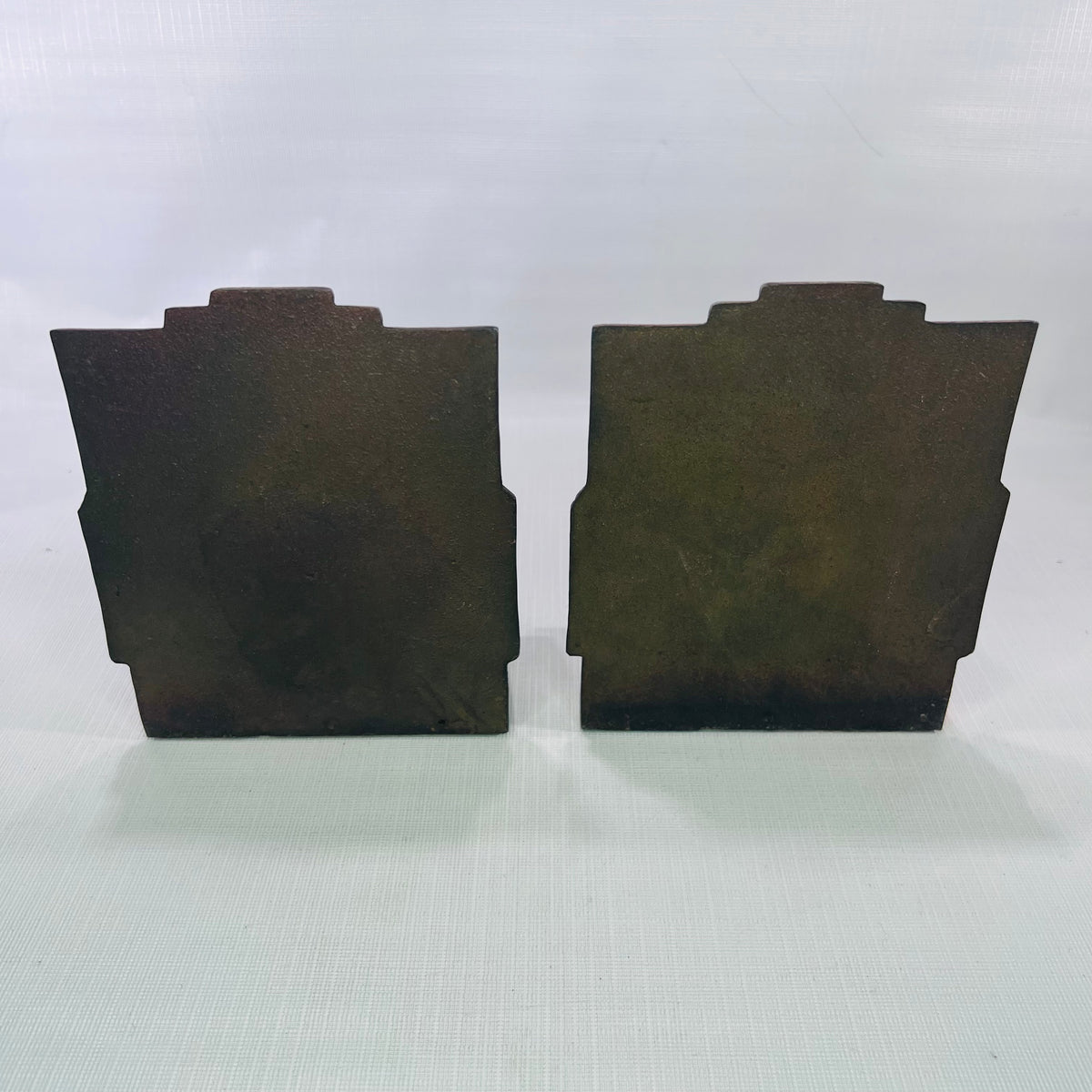 Rare Ontario Agricultural College Presentation Piece Souvenir Building Bookends Bronze over Metal