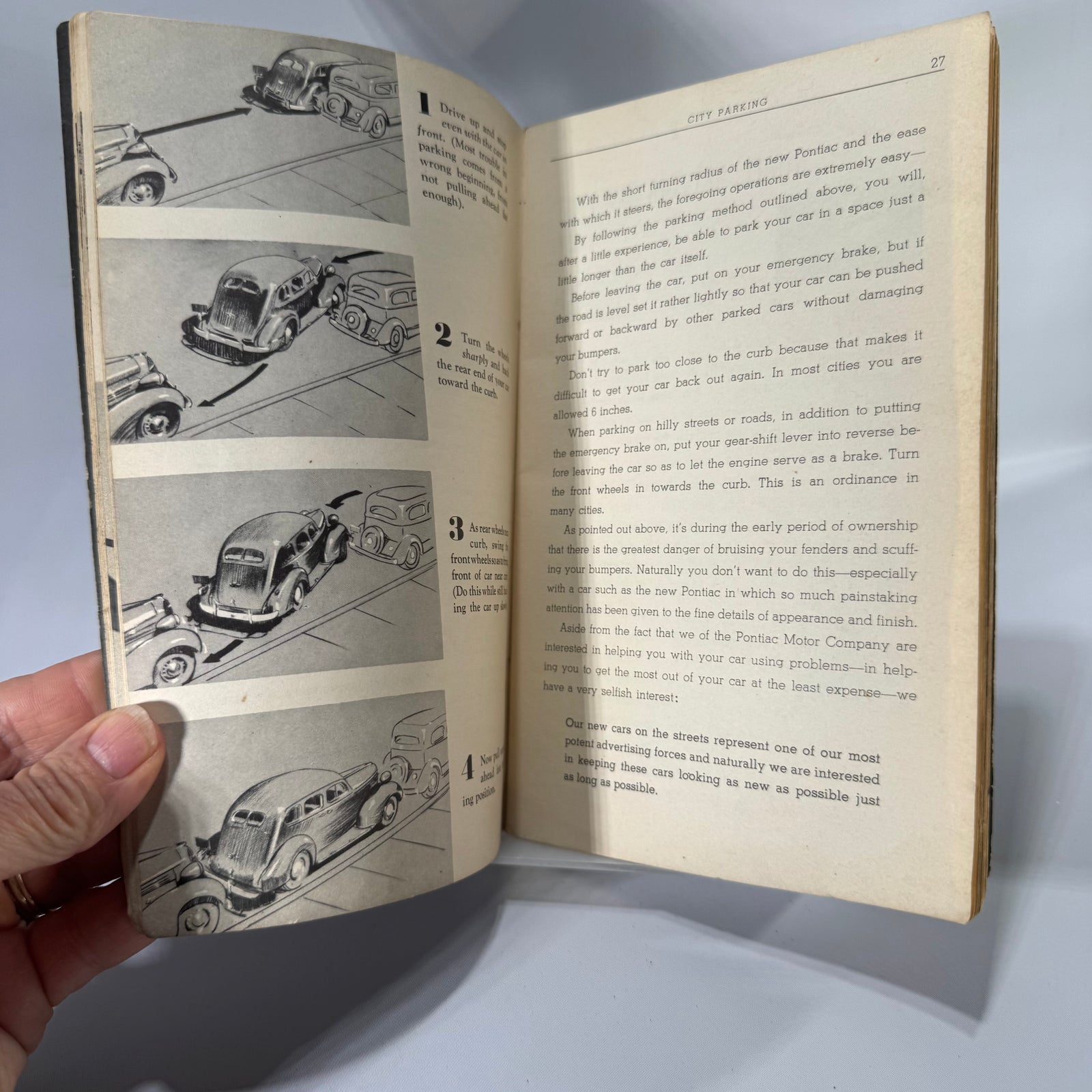 Pontiac Automobile User’s Guide Manual (1937) — Original Owner Handbook, 94 Pages