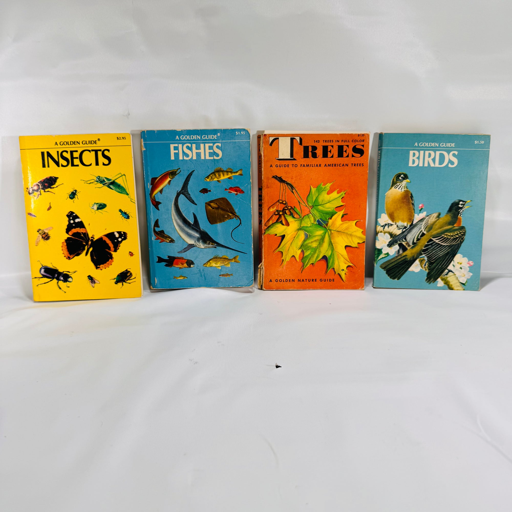 Vintage Golden Nature Guides — Birds, Fishes, Insects & Trees 1950's