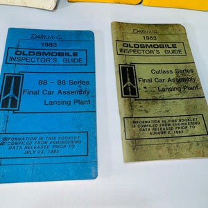 Vintage Oldsmobile Inspector’s Guide Lot (1981–1983) — Lansing Plant 88–98 & Cutlass Series — Factory Reference Booklets | Automotive History,  Automotive Reference