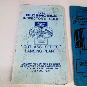 Vintage Oldsmobile Inspector’s Guide Lot (1981–1983) — Lansing Plant 88–98 & Cutlass Series — Factory Reference Booklets | Automotive History,  Automotive Reference