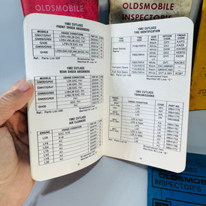 Vintage Oldsmobile Inspector’s Guide Lot (1981–1983) — Lansing Plant 88–98 & Cutlass Series — Factory Reference Booklets | Automotive History,  Automotive Reference