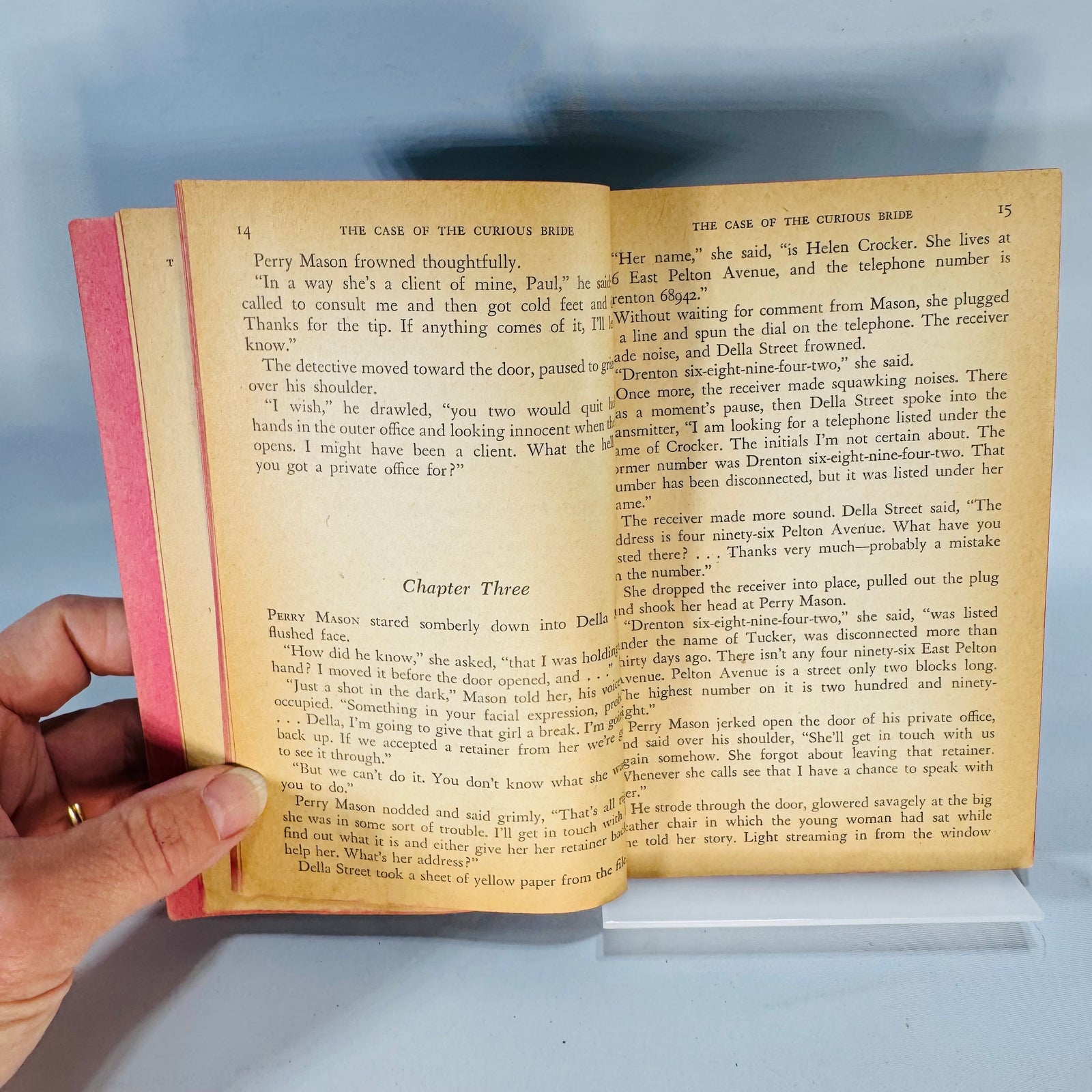 Vintage 1942 Perry Mason Paperback Mystery — The Case of the Curious Bride — Erle Stanley Gardner | Pocket Books No. 77, Classic Detective Fiction
