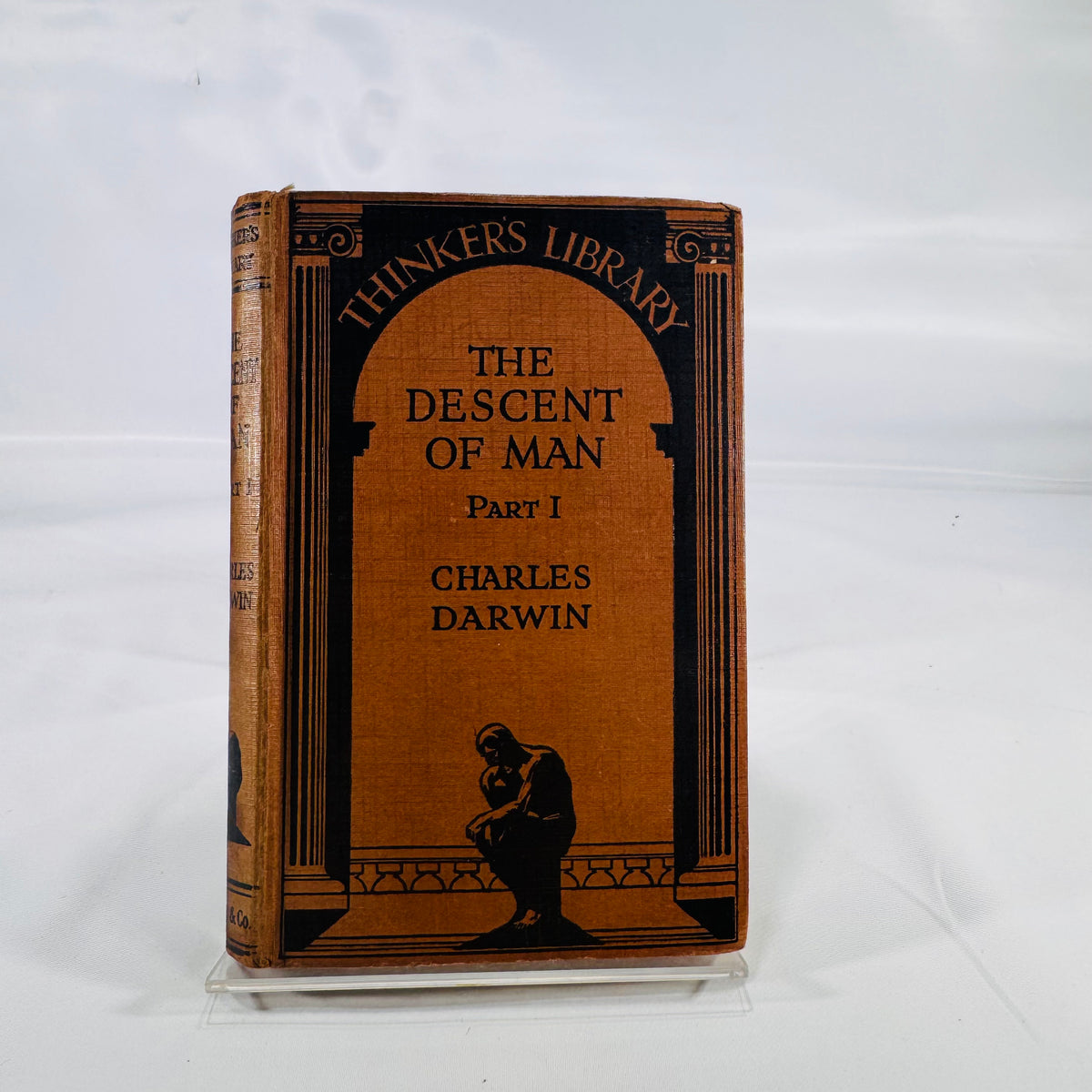 The Descent of Man 1930 Thinker's Library front cover, Charles Darwin