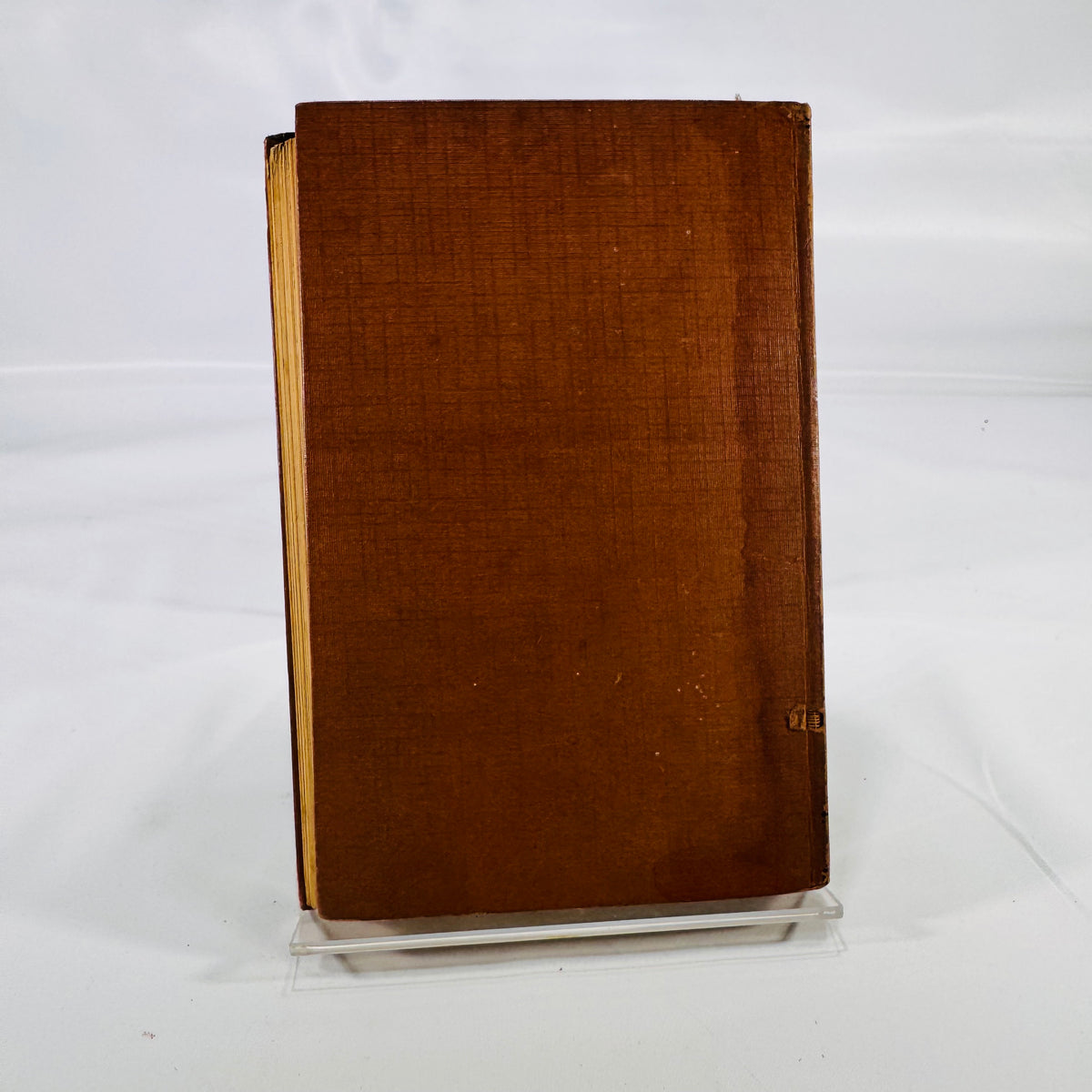 The Descent of Man 1930 back board, faded brown cloth