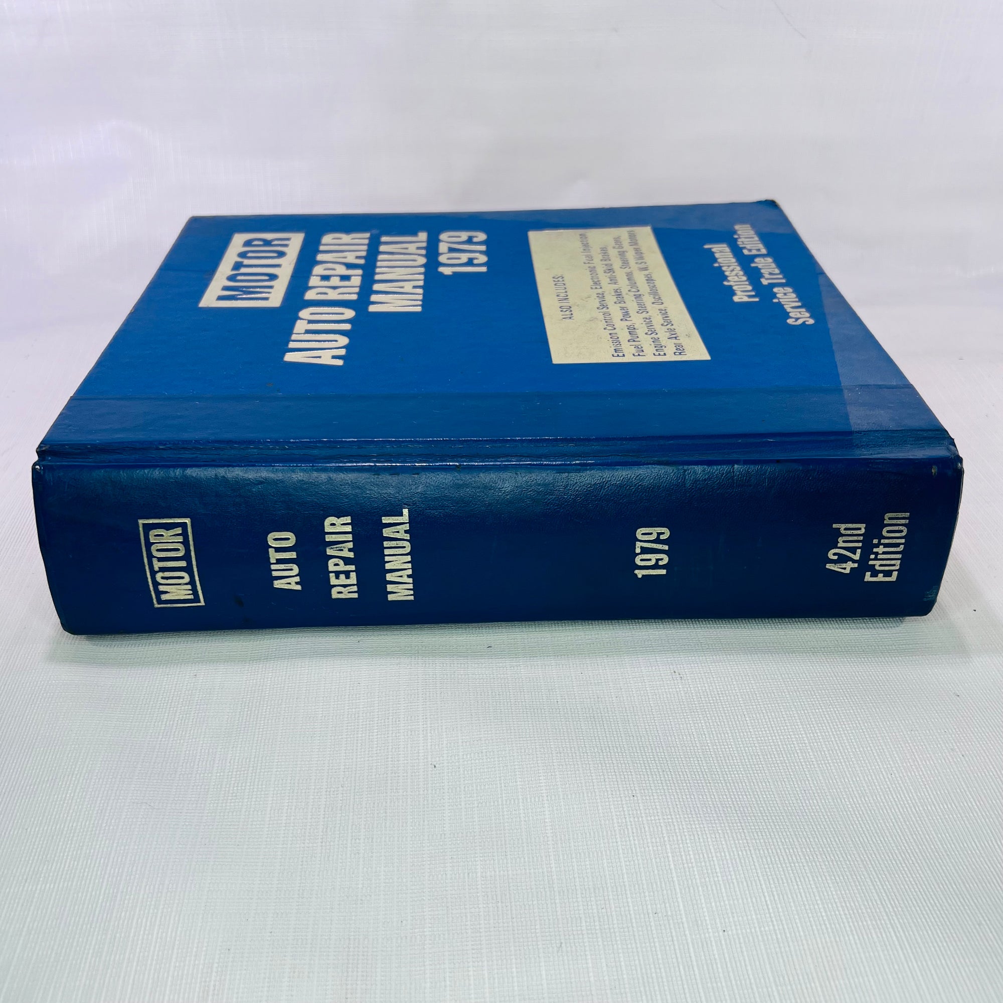 Motor Auto Repair Manual 1979 Professional Trade Edition Published by Motor