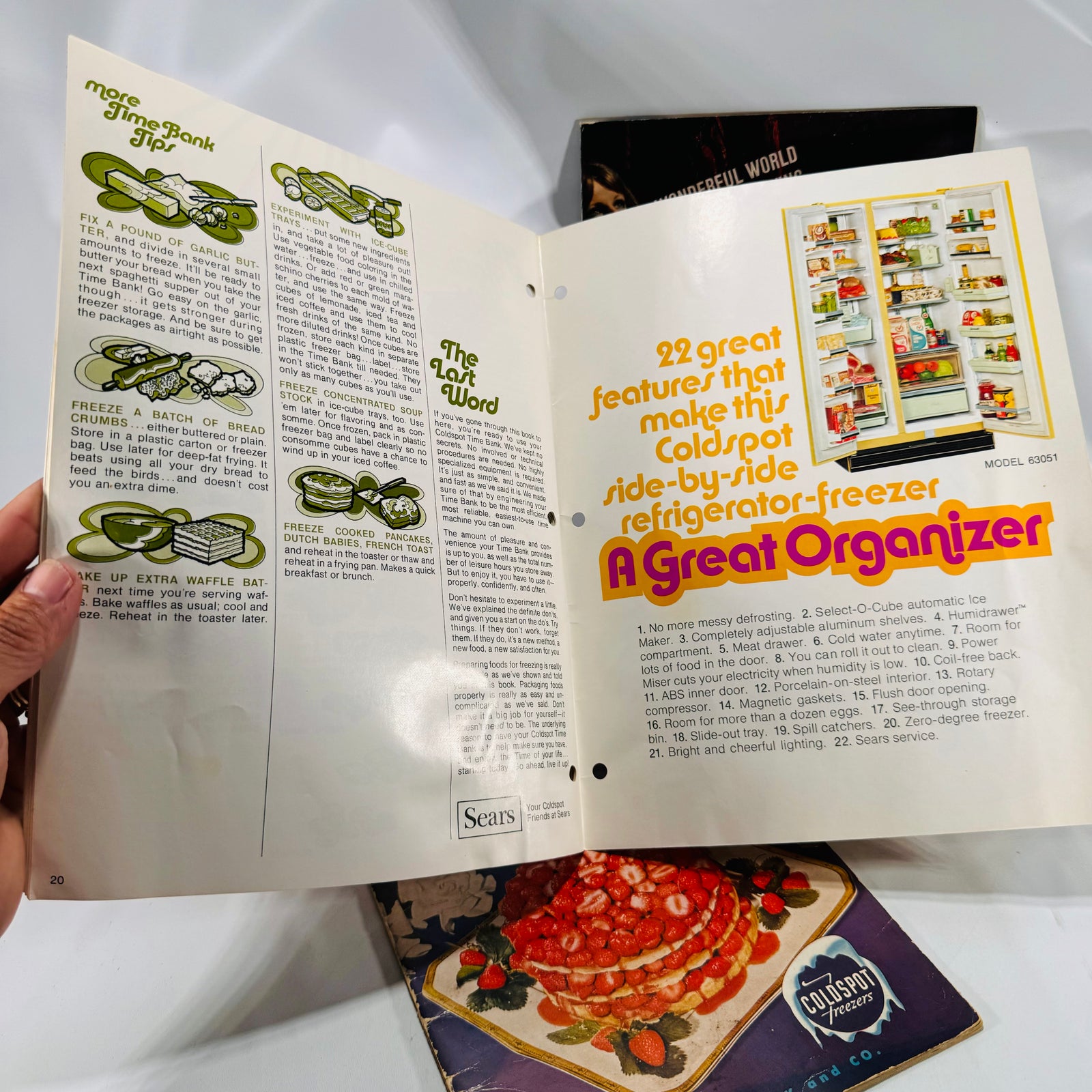 22 great features side by side refrigerator freezer page, Sears Coldspot