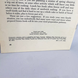 Vintage Home Canning Book Bundle Ball Blue Book No. 29 Ortho All About Pickling & Michigan Freezing Foods