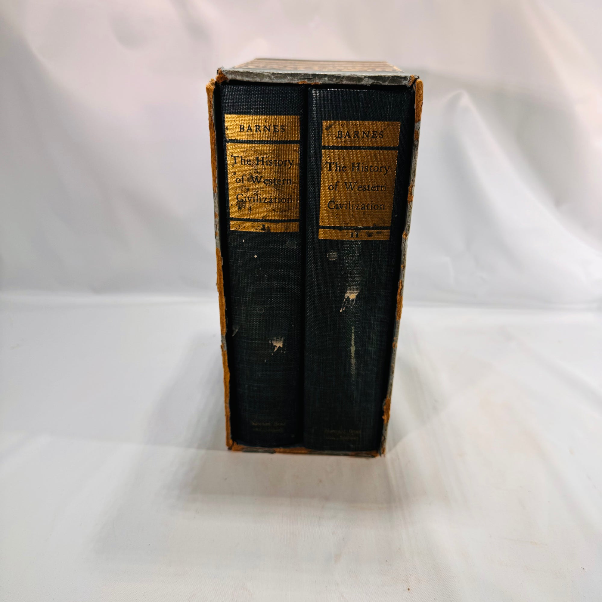 The History of Western Civilization by Harry Elmer Barnes PhD Box Set 1935 Harcourt Brace and Company