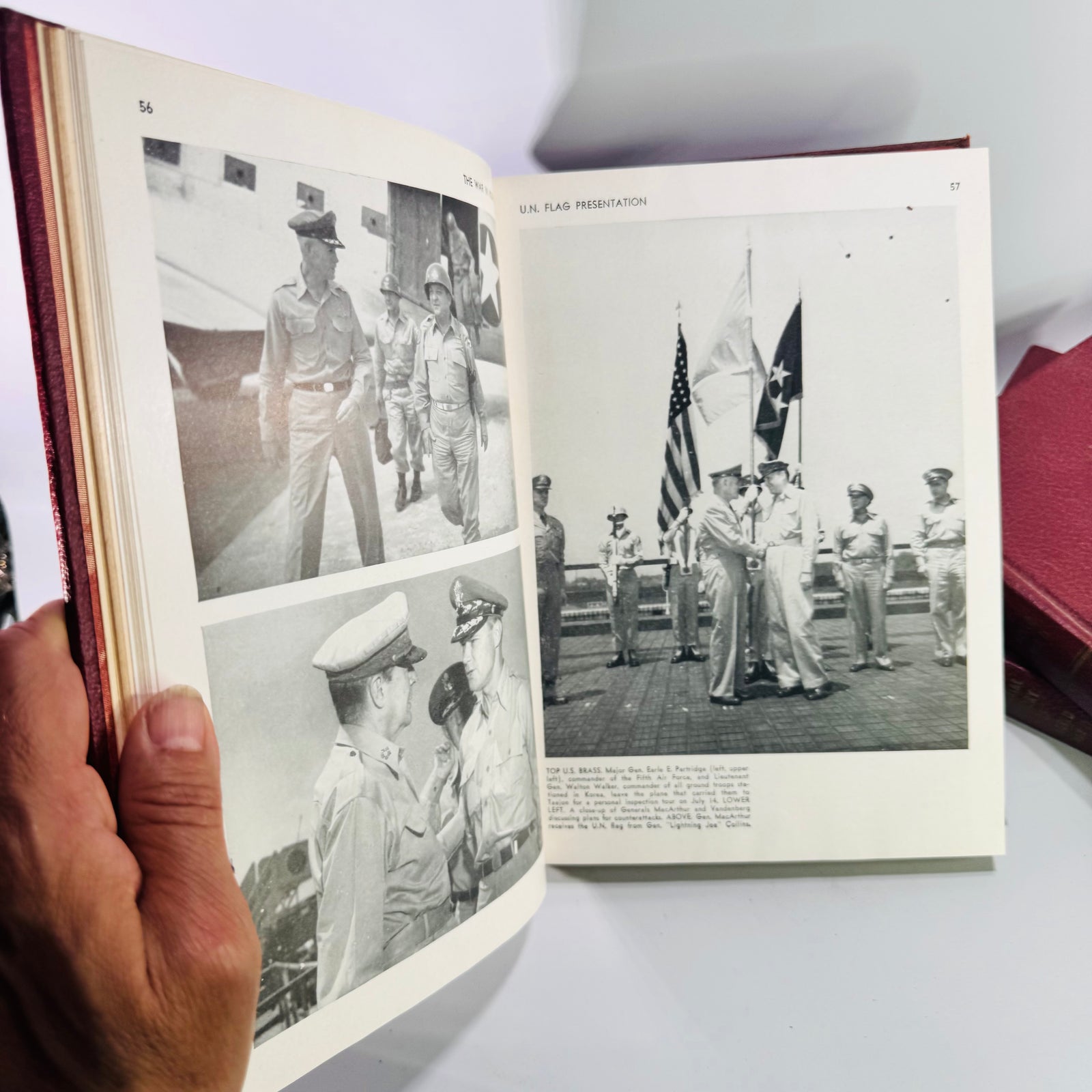 Veterans of Foreign Wars Memorial Edition History Book Set WWII Vol. I & II Korean War 1951
