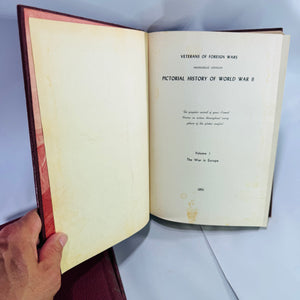 Veterans of Foreign Wars Memorial Edition History Book Set WWII Vol. I & II Korean War 1951